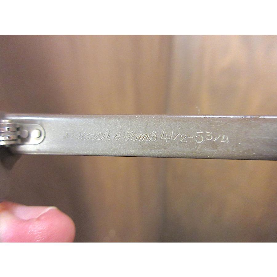 ビンテージ50's○B&L 1/10 12KGFサーモントブロー眼鏡○241107z7