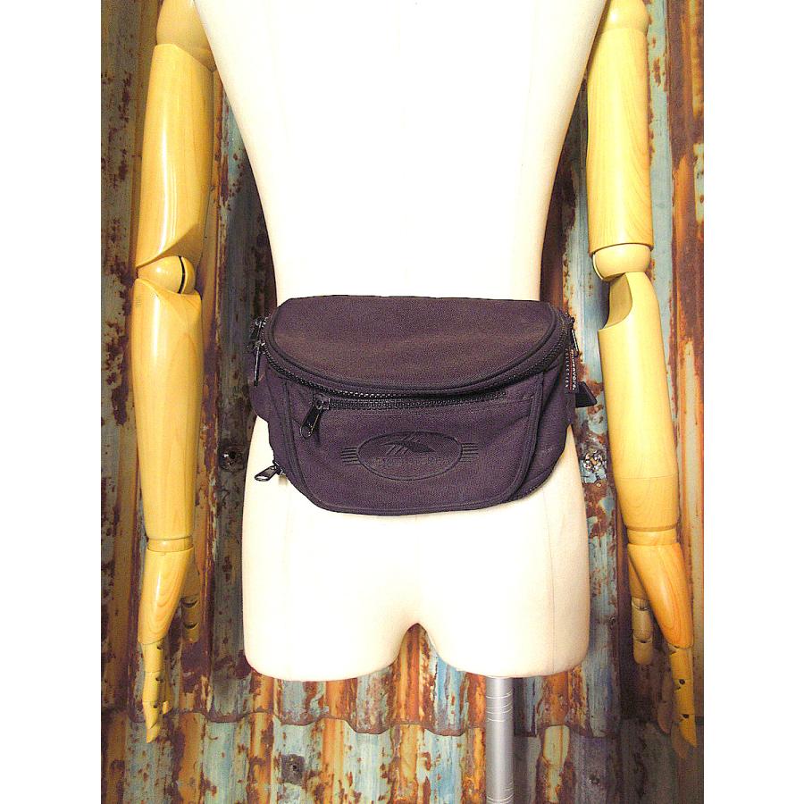 ビンテージ90's○HIGH SIERRAナイロンウエストバッグ黒○241129k7-bag