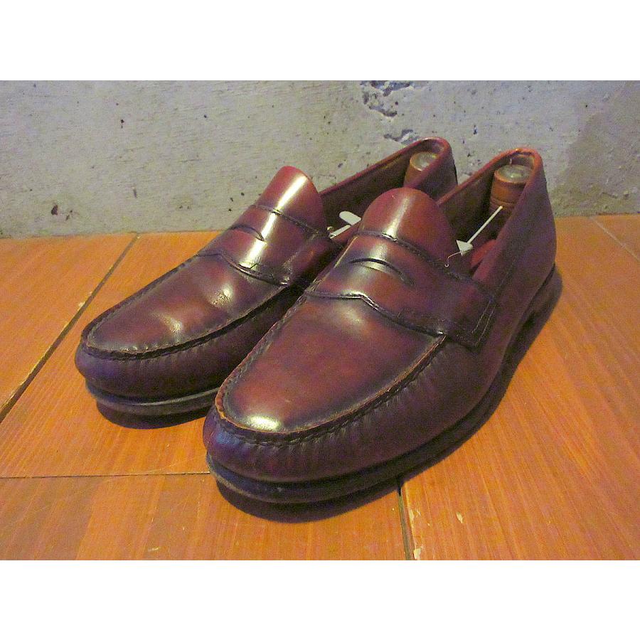 ビンテージ○G.H.BASS&CO.ペニーローファー赤茶色size 11 1/2 B