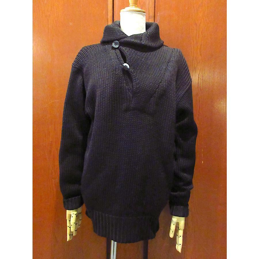 SALE❗️30s ショールカラーニット黒/40s50sビンテージセーター 【公式