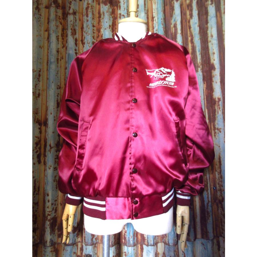 ビンテージ80's90's○DEADSTOCK AUBURN Heartfliteナイロンスタジアム