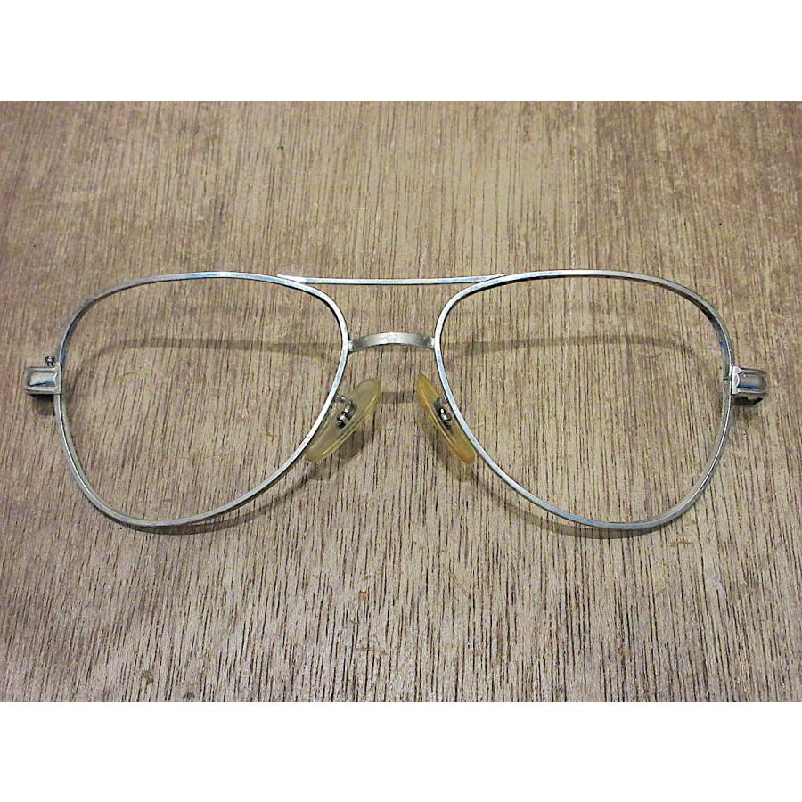 ビンテージ~70's○ARTCRAFTダブルブリッジティアドロップ眼鏡