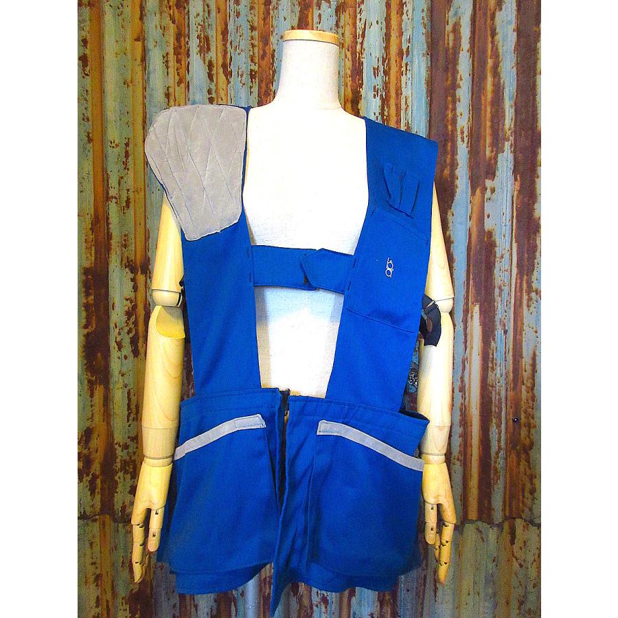 ビンテージ○bob allen シューティングベスト青size XL○250420k2-m-vs 