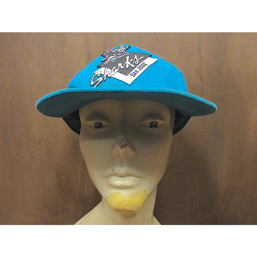 ビンテージ80's90's○SAN JOSE Sharks NHL 6パネルスナップ