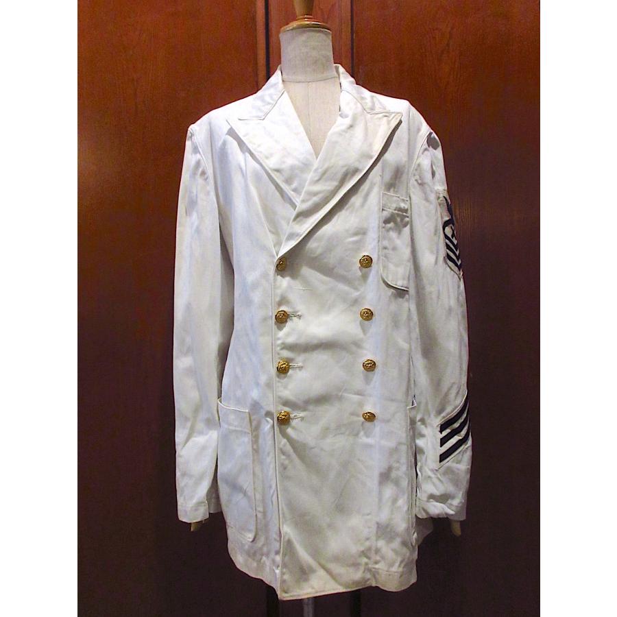 ビンテージ60's○U.S.NAVYチェンジボタンユニフォームジャケット白