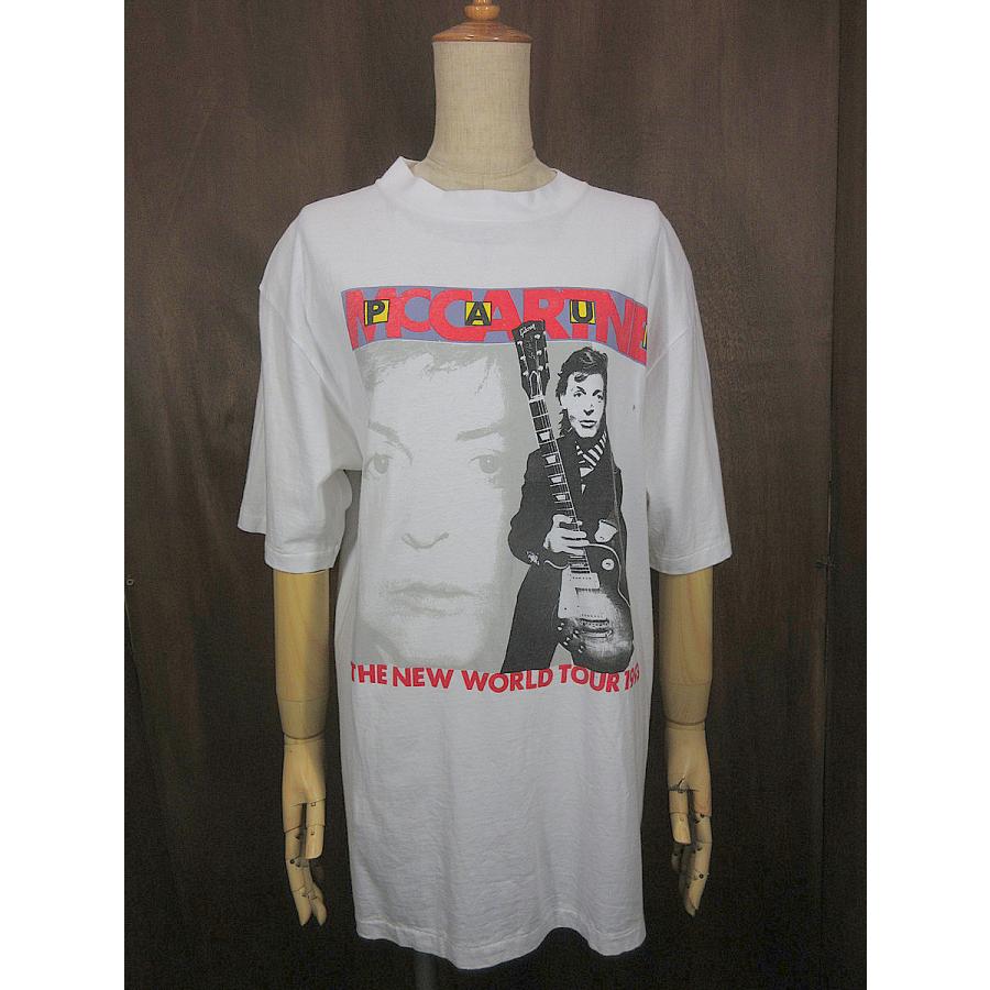 ビンテージ90's○Paul McCartney 1993年ツアーTシャツ白size L