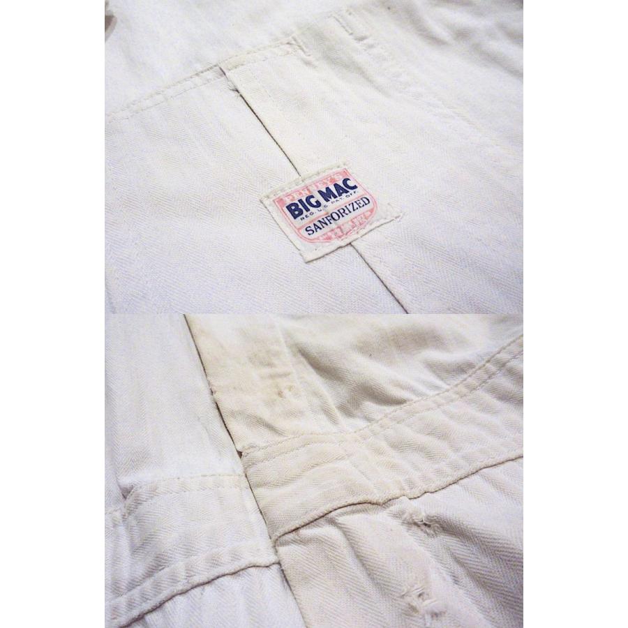 ビンテージ40's○PENNEY'S HBTオールインワン白○250603m3-m-allつなぎ