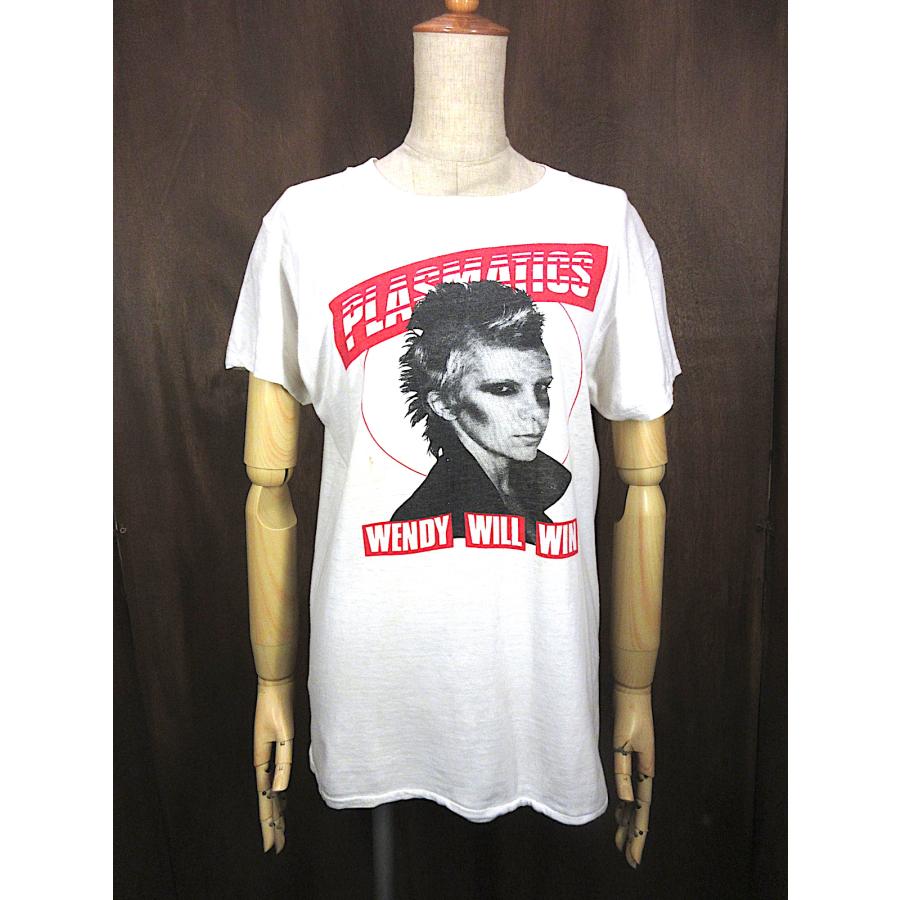 ビンテージ80's○PLASMATICS WENDY WILL WIN プリントTシャツ白size M