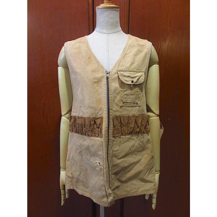 ビンテージ50's○CUMBERLANDダックハンティングベストsize L○250703z1