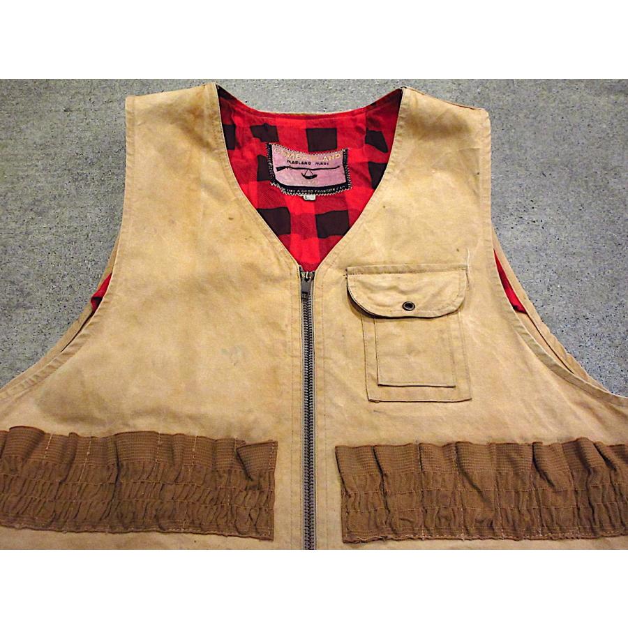 ビンテージ50's○CUMBERLANDダックハンティングベストsize L○250703z1