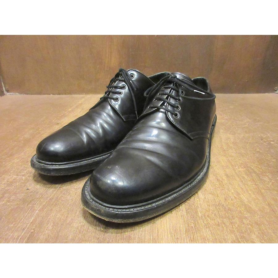 ビンテージ○PRADAプレーントゥシューズ黒size 10 1/2○250827z6-m