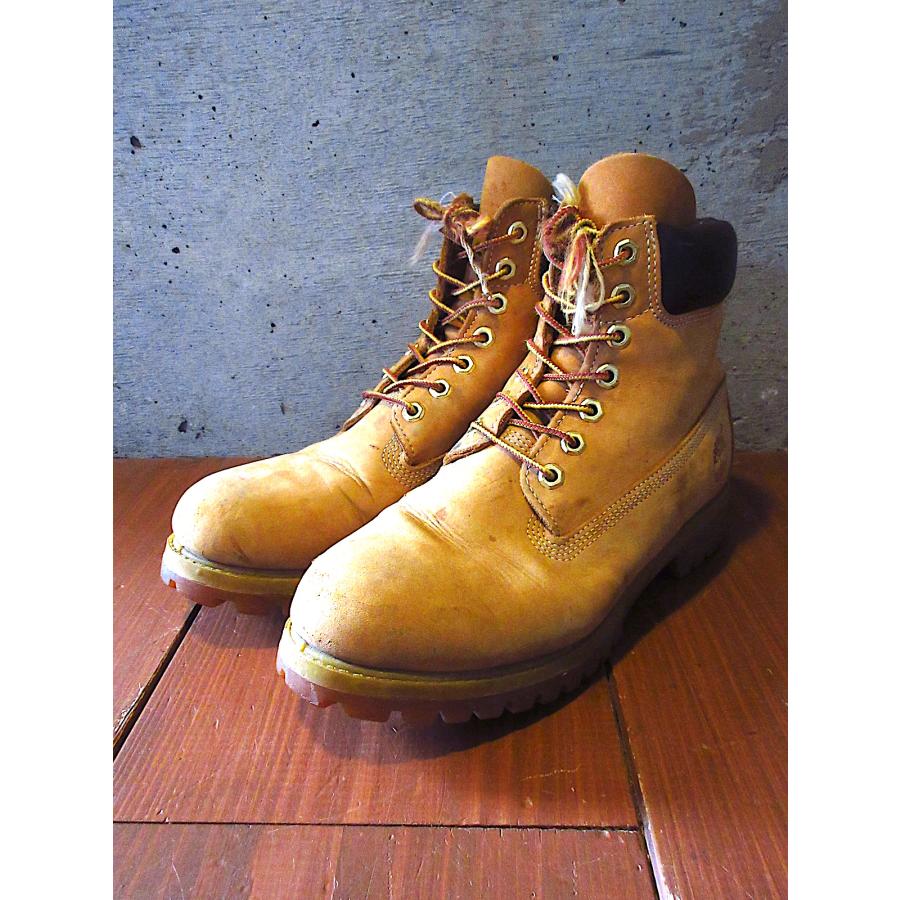 ビンテージ80's90's○Timberland 6インチプレミアムブーツ茶size 8M