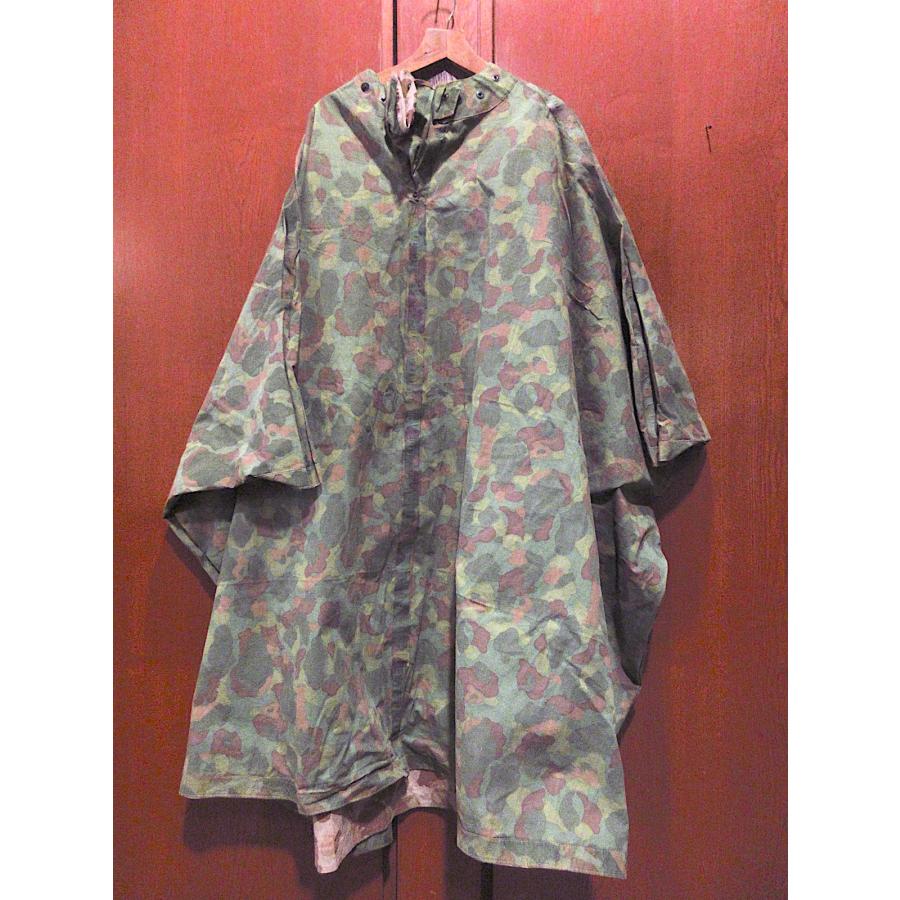 ビンテージ40's○USMCダックハンターカモリバーシブルポンチョ