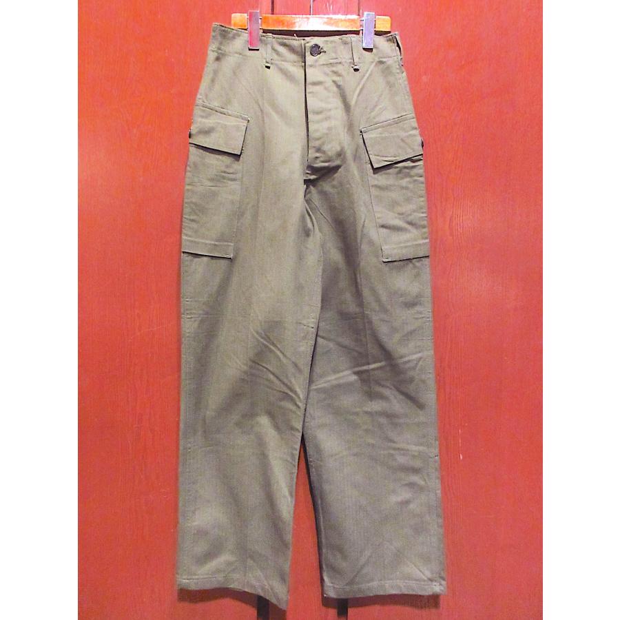 ビンテージ40's○DEADSTOCK U.S.ARMY M-43 HBTパンツsize W28 L31