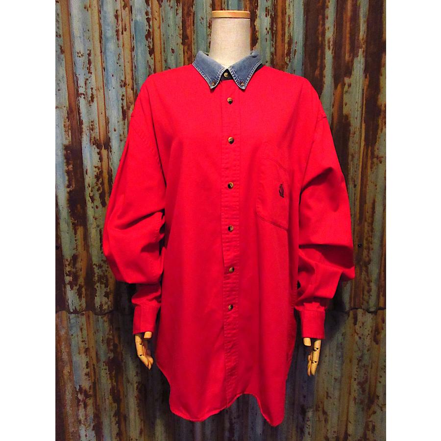 ビンテージ90's○nauticaボタンダウン長袖シャツsize XL/TG○251023j5