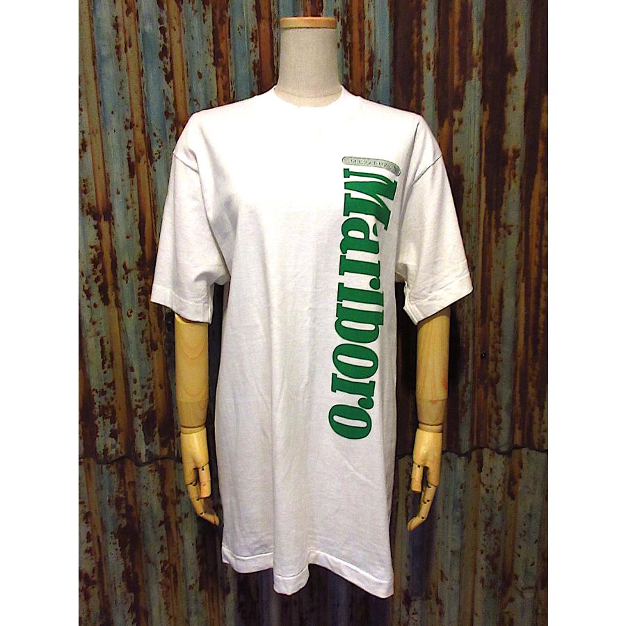 ビンテージ90's○DEADSTOCK Marlboroプリント入りTシャツ白size L