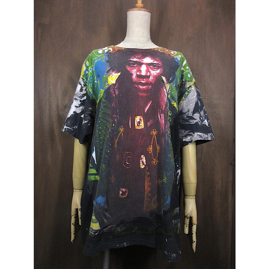 ビンテージ80's90's○Mosquitohead JIMI HENDRIXプリントTシャツsize