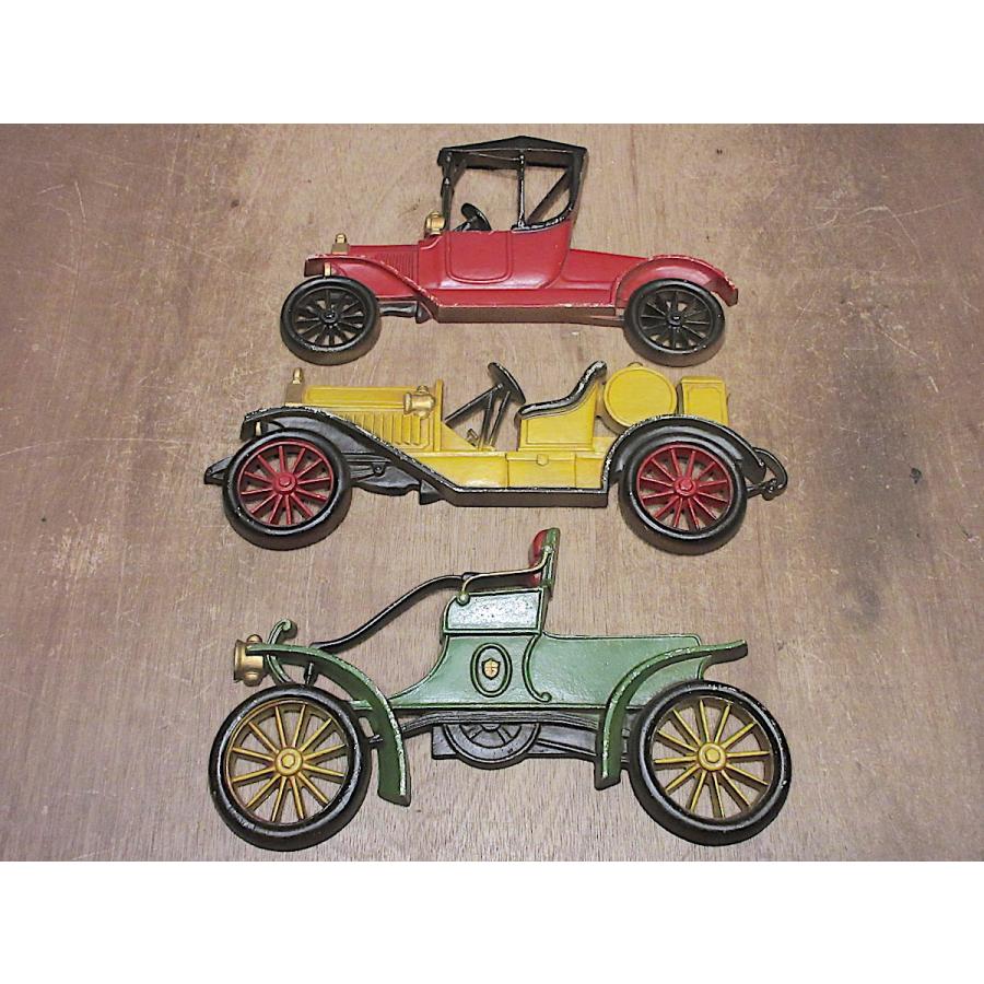 ビンテージ~70's○SEXTONクラシックカーメタル壁掛け3点セット