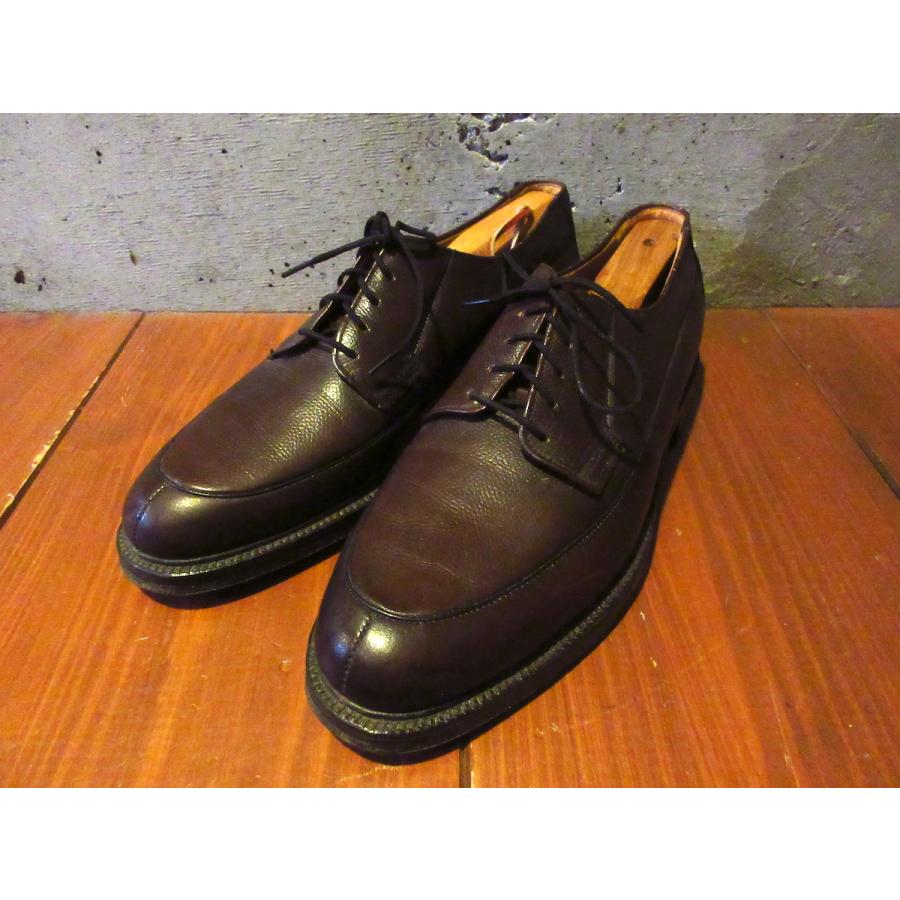 ビンテージ~70's○London Character Shoes レザーUチップシューズ茶