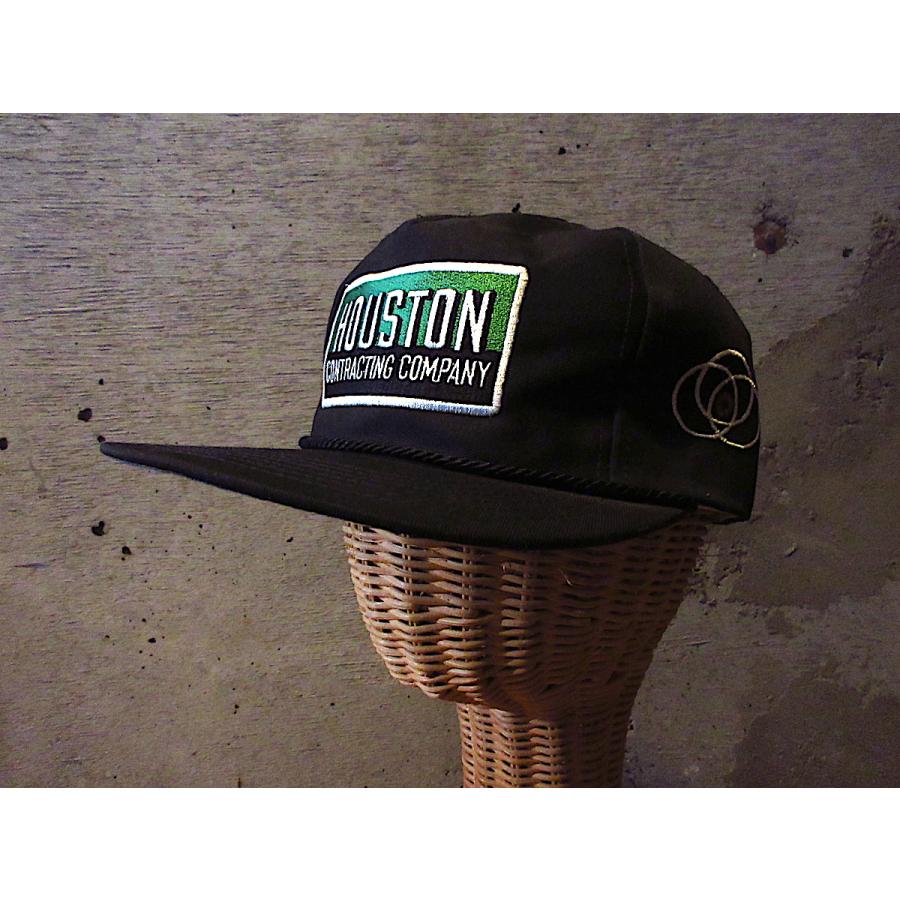 【激レアデッドストック】バッジョ 必勝 キャプテンマーク バンダナバージョン ビンテージ80's90's○DEADSTOCK HOUSTON刺繍入り6パネルキャップ黒