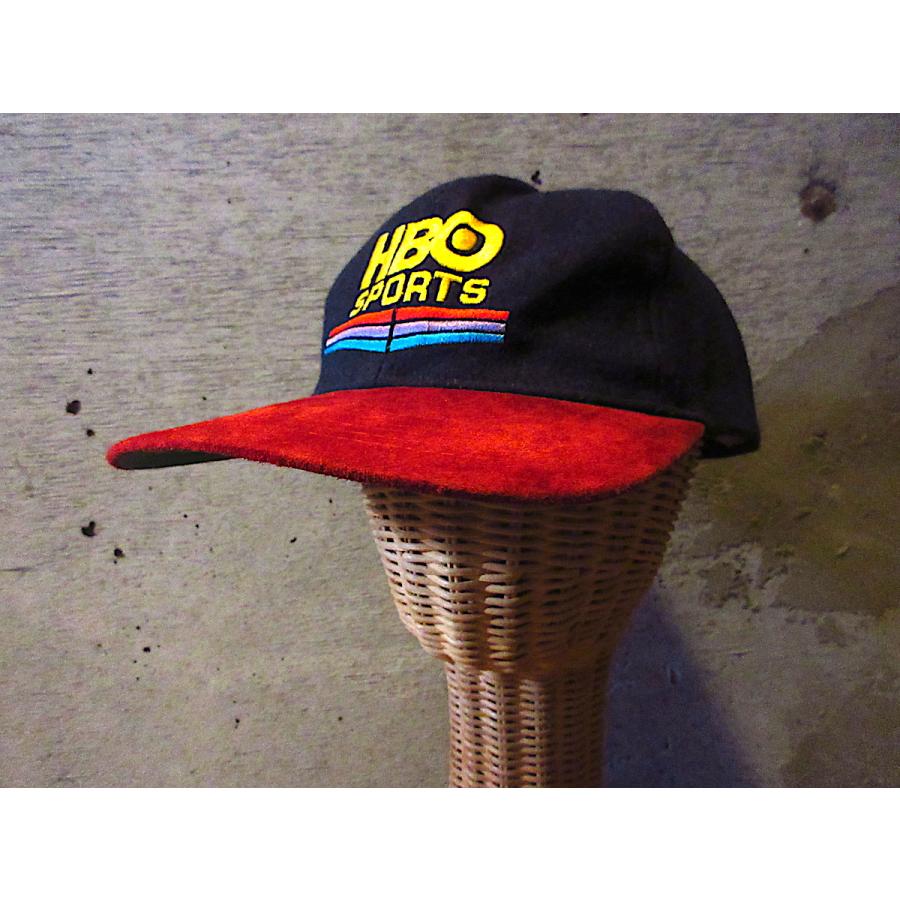 ビンテージ90's○HBO SPORTS刺繍入りスナップバックキャップ○251130j2