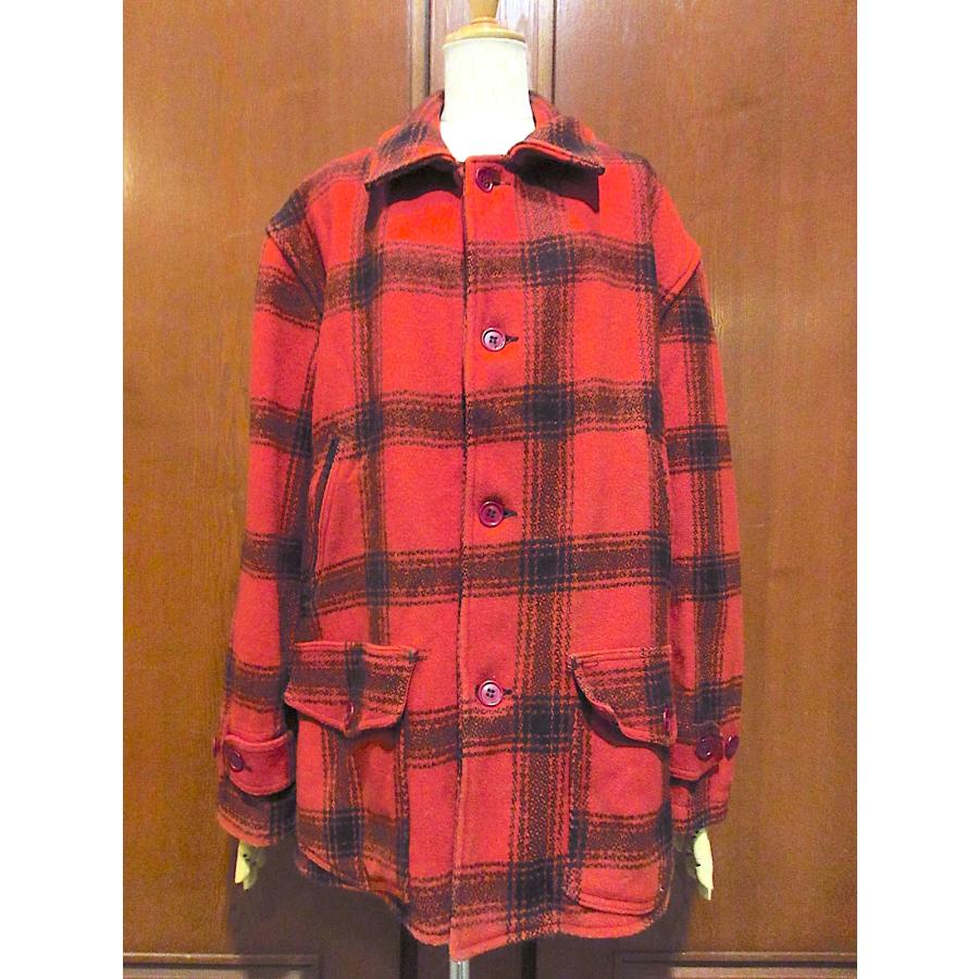 ビンテージ50's○Searsチェックウールマッキーノクルーザー○251205m4