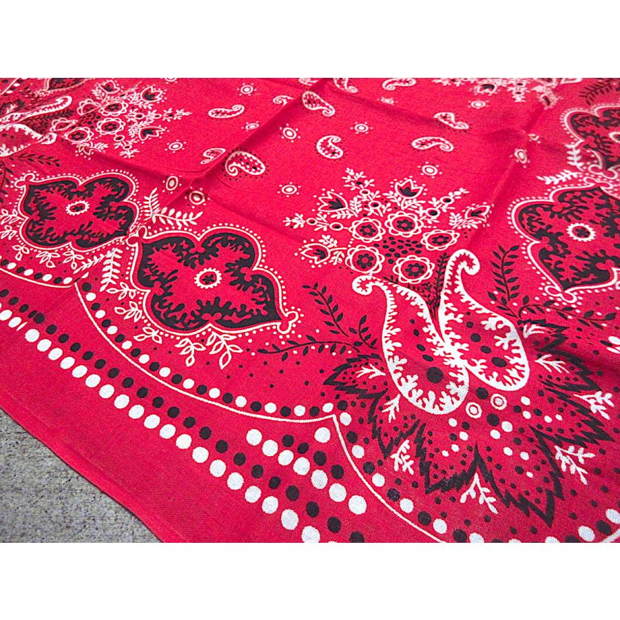 ビンテージ60's○DEADSTOCK FAST COLORペイズリー柄上鼻象マーク