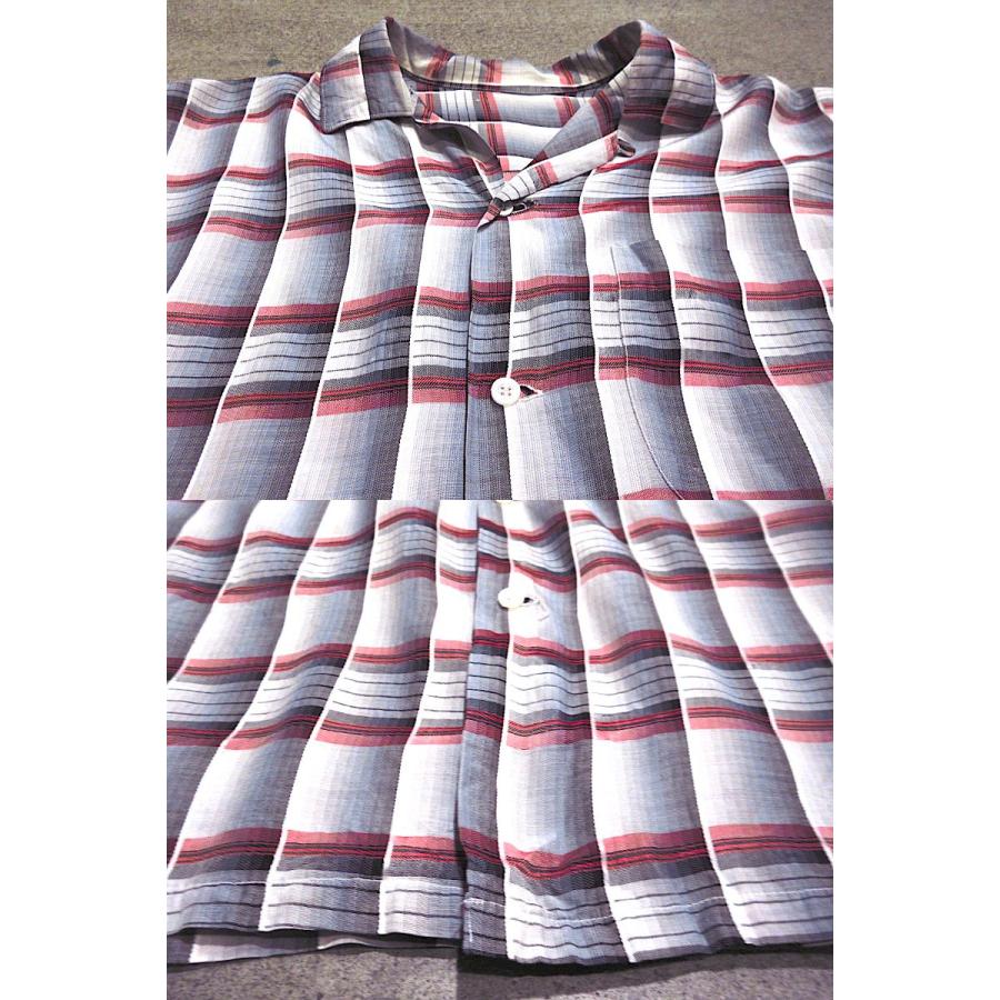 ビンテージ50's○シャドーチェック長袖ループカラーシャツ○251217m3-m