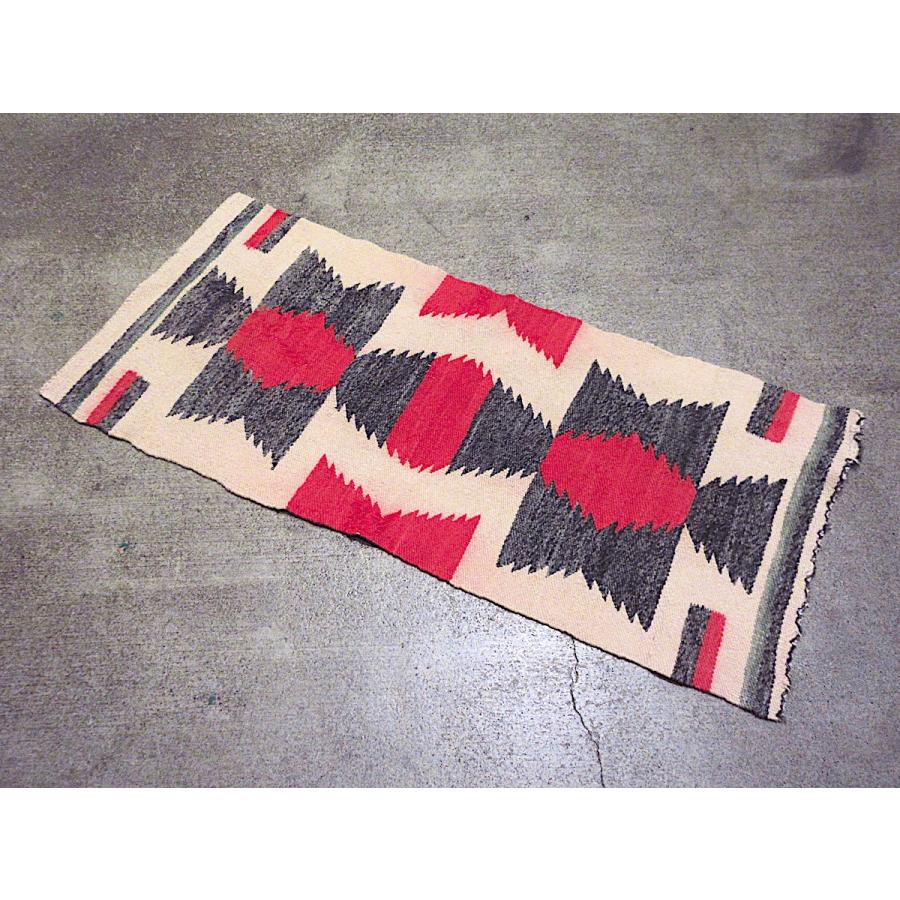 ビンテージ~40's○レイジーラインナバホラグ約91cm × 約41cm○251227m2