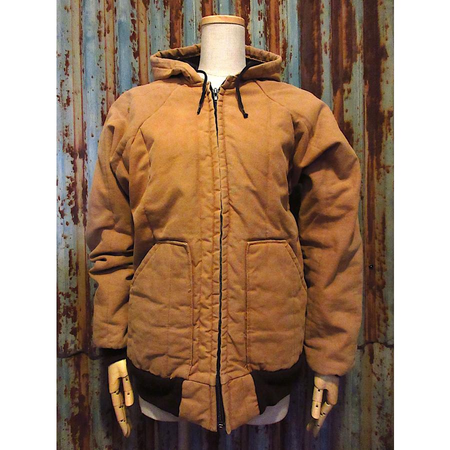 ビンテージ90's○ALL WEATHERダックジップアップジャケット茶