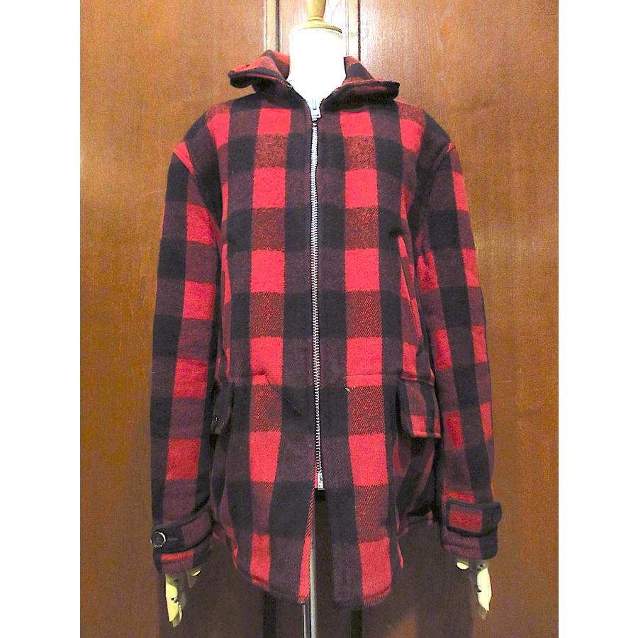 ビンテージ40's○DRYBAKバッファローチェックウールマッキーノ