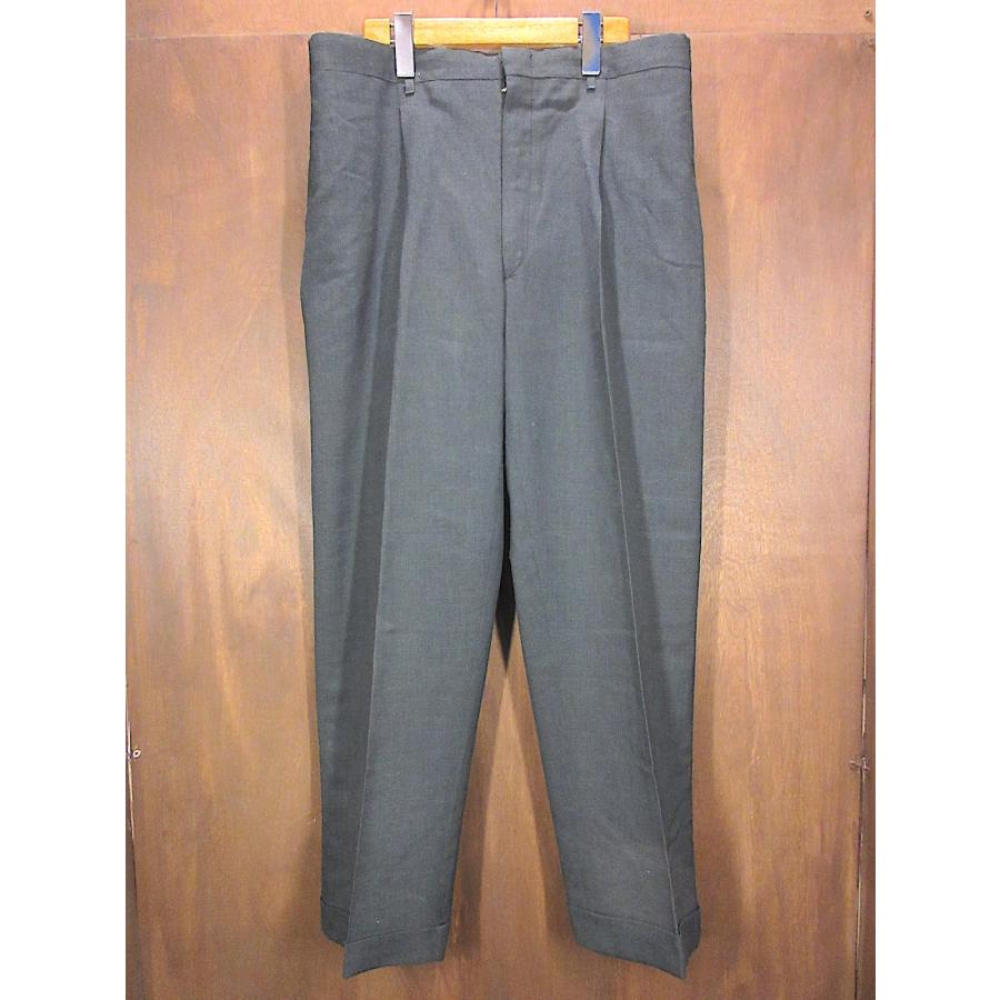 ビンテージ60's70's○Searsワンタックテーパードスラックス実寸W84cm