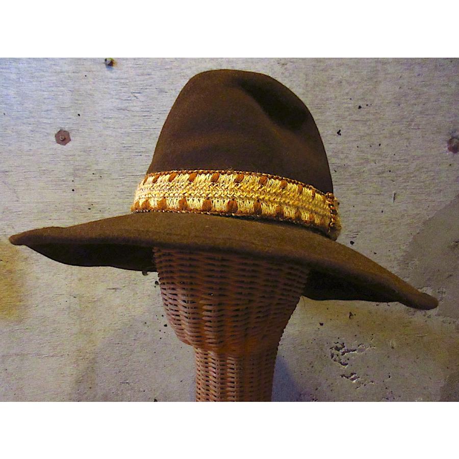 ビンテージ○Eddy Bros.フェルトウエスタンハットsize 7 3/8○260126z2