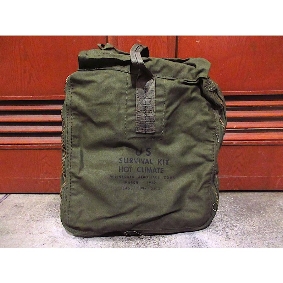 ビンテージ60's○DEADSTOCK U.S.ARMYサバイバルキットバッグ○260129n6