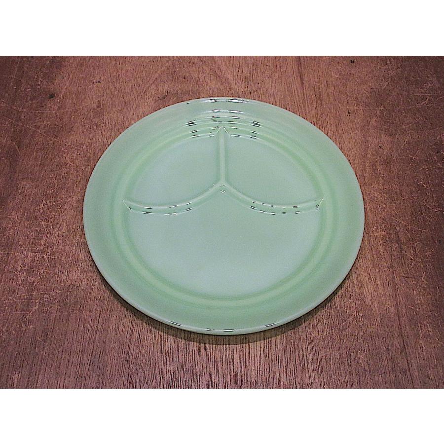 ビンテージ○Fire Kingジェダイ3コンパートメントプレートA○260209n7