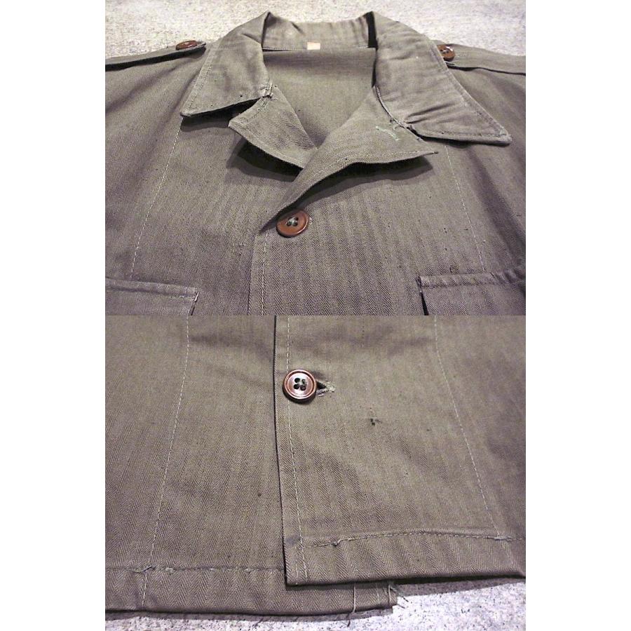ビンテージ40's50's○U.S.ARMY M-1947 HBTユーティリティシャツsize