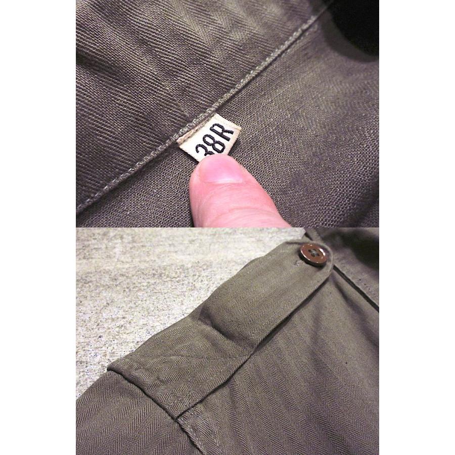 ビンテージ40's50's○U.S.ARMY M-1947 HBTユーティリティシャツsize