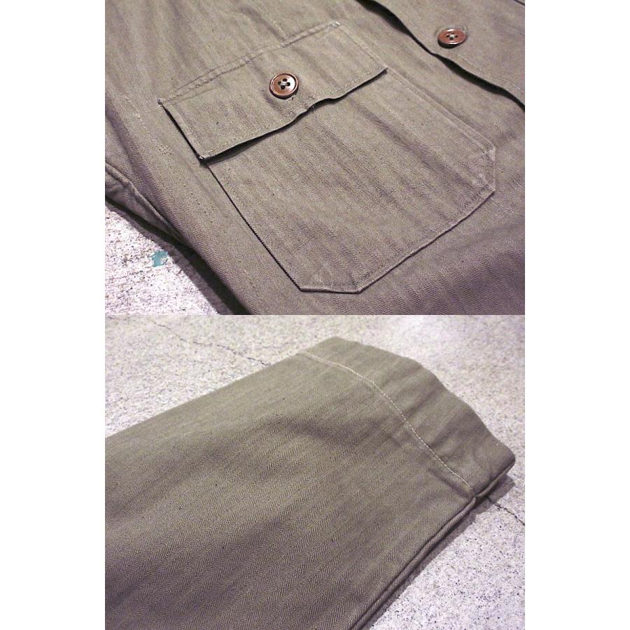 ビンテージ40's50's○U.S.ARMY M-1947 HBTユーティリティシャツsize
