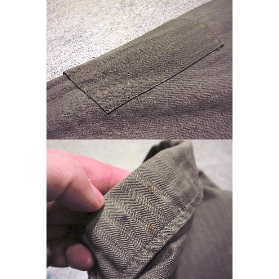 ビンテージ40's50's○U.S.ARMY M-1947 HBTユーティリティシャツsize