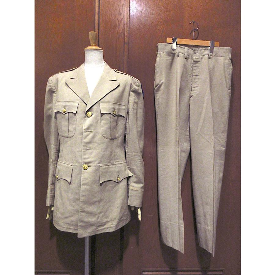 ビンテージ40's○Palm Beachリネンオフィサージャケット&パンツ