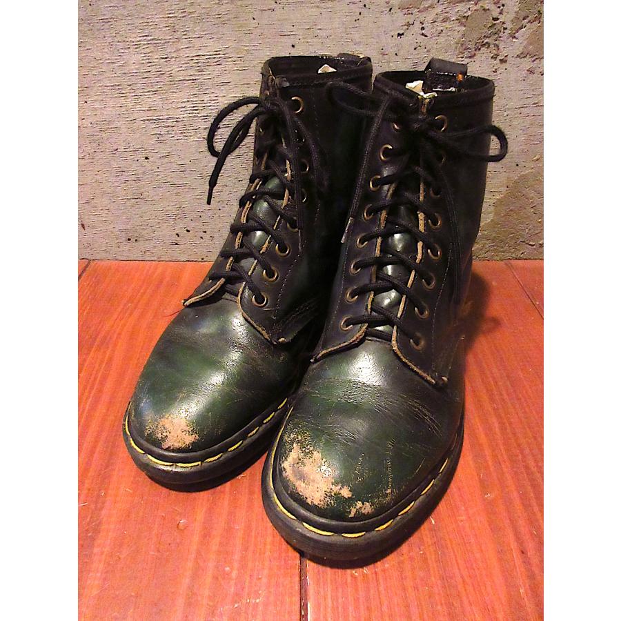 Dr.Martensレディース8ホールブーツ深緑size 5 1/2○260516d6-w-bt