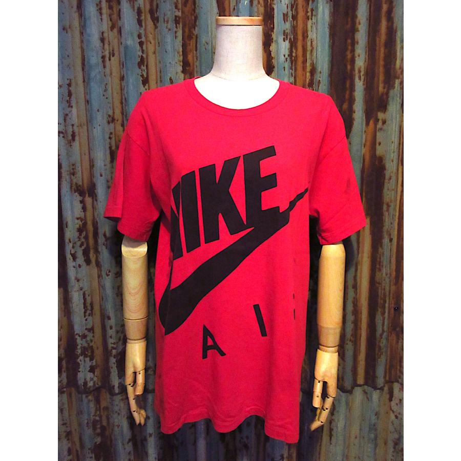 ビンテージ90's○NIKEロゴTシャツ赤size M○260619j3-m-tsh-ot古着