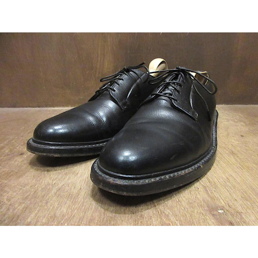 ギャランドゥ美品✨ FLORSHEIM IMPERIAL プレーン ビンテージ70's○FLORSHEIM ROYAL IMPERIALプレーントゥシューズ黒size