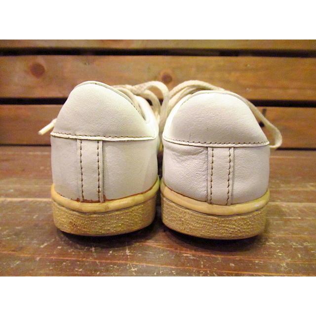ビンテージ80's☆STAR TREDS レザーテニスシューズ白☆70's90's