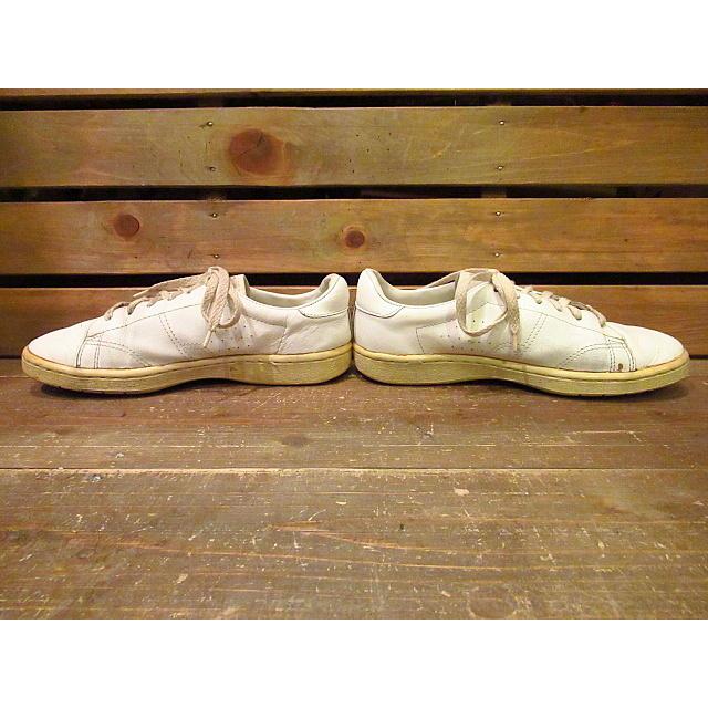 ビンテージ80's☆STAR TREDS レザーテニスシューズ白☆70's90's