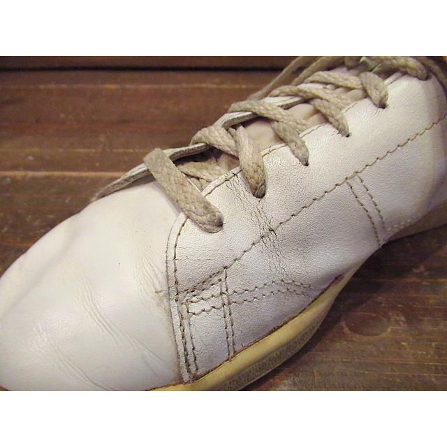 ビンテージ80's☆STAR TREDS レザーテニスシューズ白☆70's90's