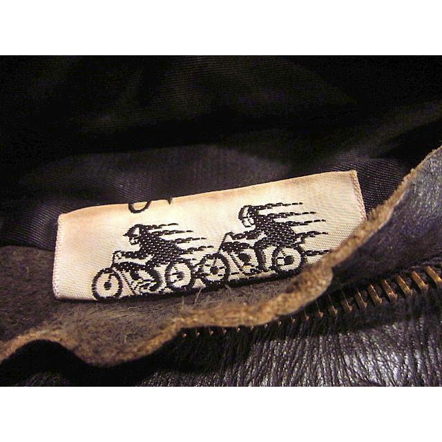 ビンテージ60's☆Langlitz Leathersモーターサイクルレザーパンツ黒