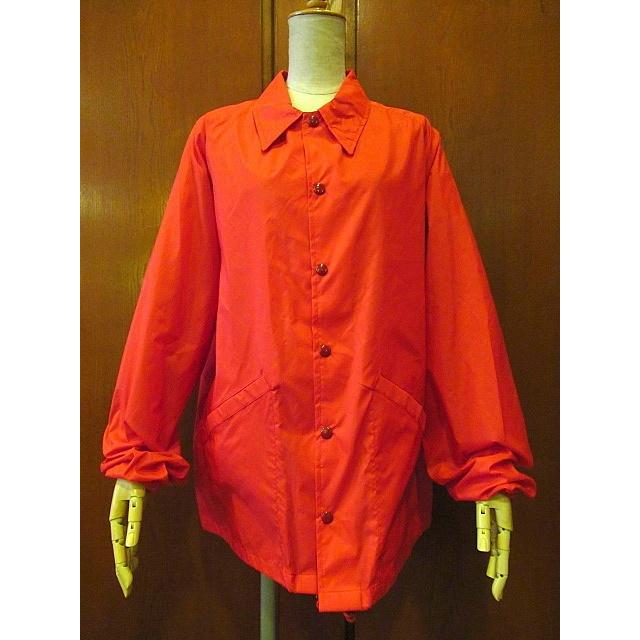 ビンテージ60's70's☆DEADSTOCK Swingsterナイロンコーチジャケット赤