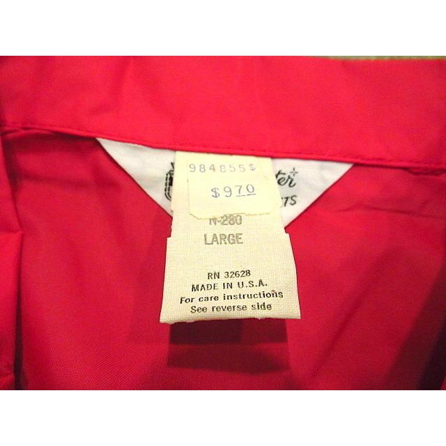 ビンテージ60's70's☆DEADSTOCK Swingsterナイロンコーチジャケット赤
