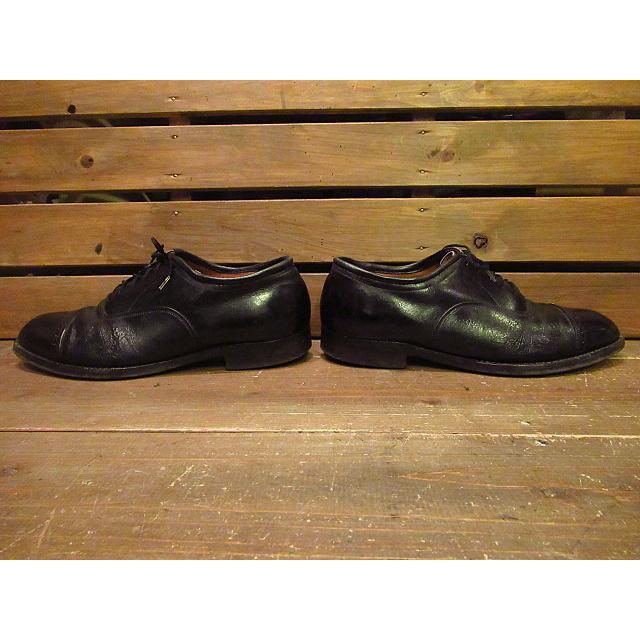 ビンテージ50's☆Thom McAnキャップトゥシューズ黒6EEE☆1950sメンズ